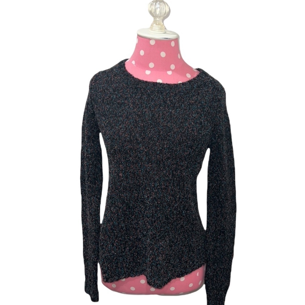 BCBG SWEATER WITH PURPLE SPECKS size small